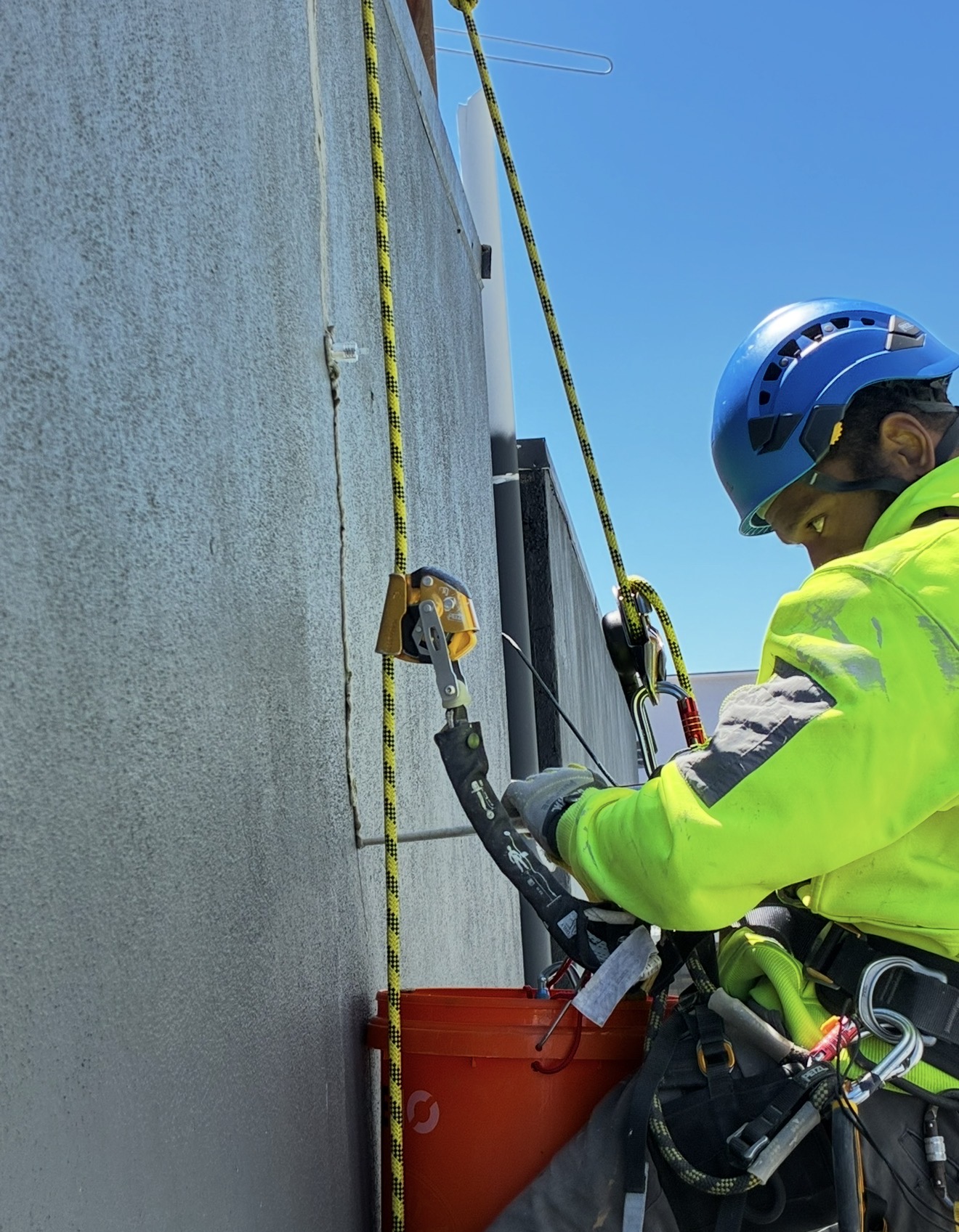 Concrete facade inspection and remediation